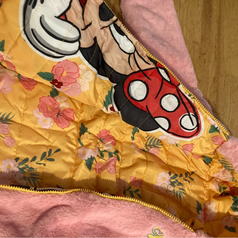 Brand new never worn double sided Minnie jacket from Costco